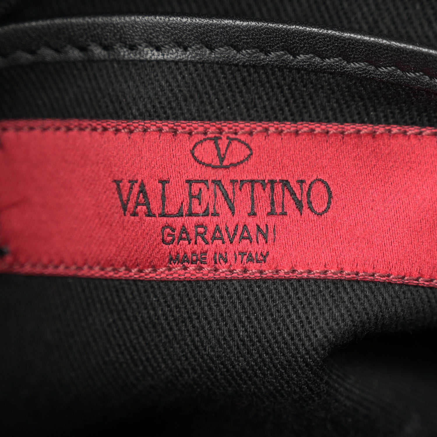 Valentino Garavani Vitello Rockstud Flap Wallet On Strap Black 6 of 13