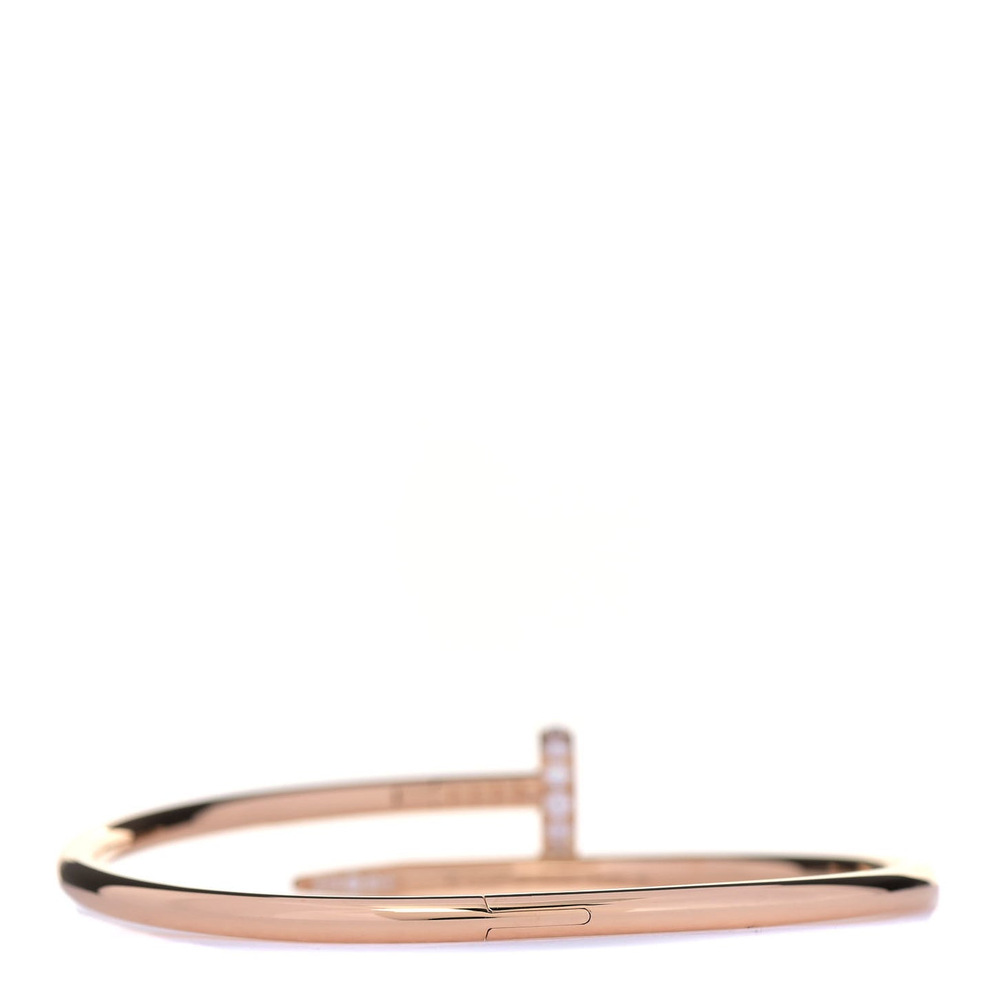 18K Pink Gold Diamond Juste Un Clou Bracelet 18