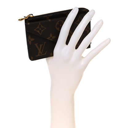 Louis Vuitton Monogram Recto Verso Card Holder Black 2 of 9
