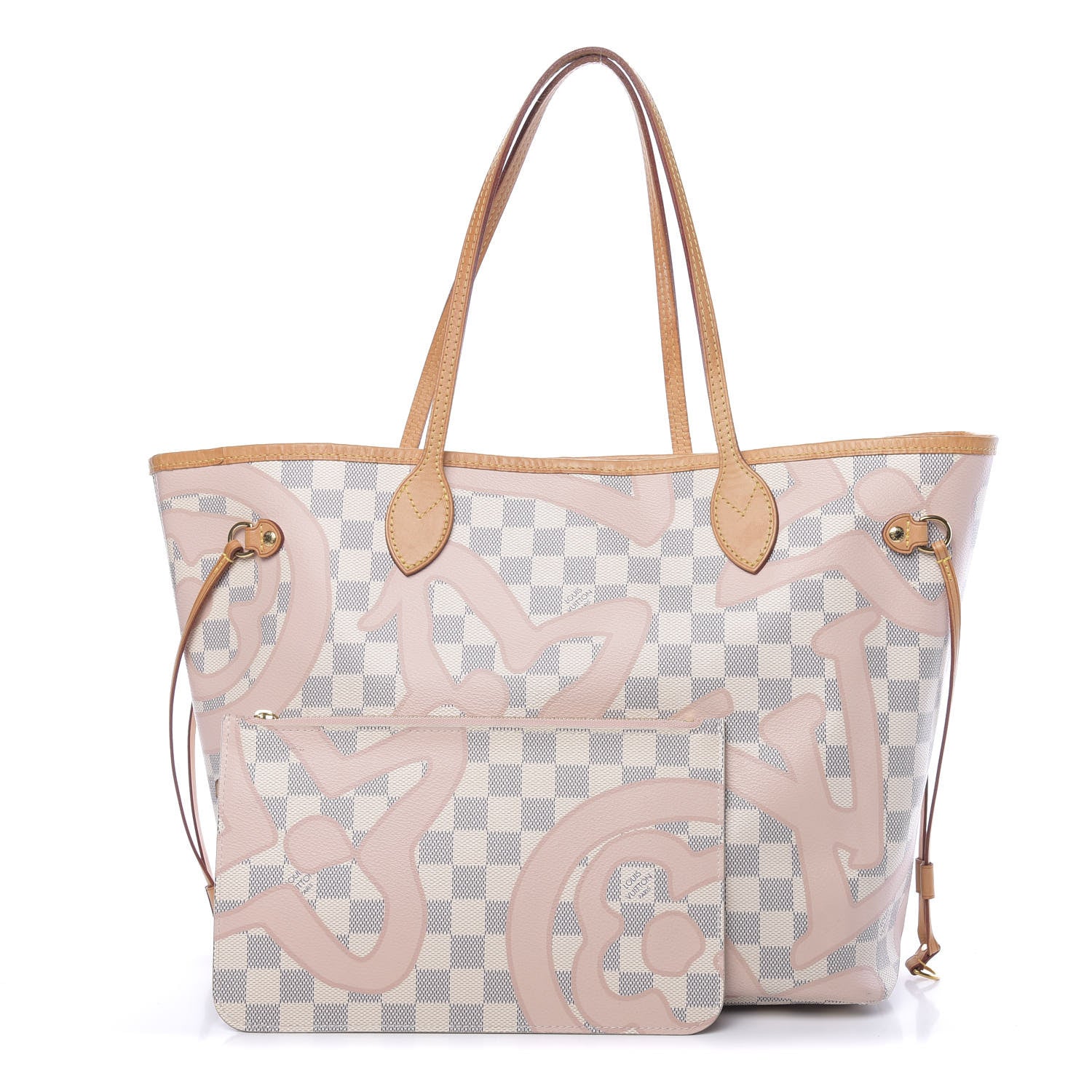 Louis Vuitton Damier Azur Tahitienne Neverfull MM 1 of 23