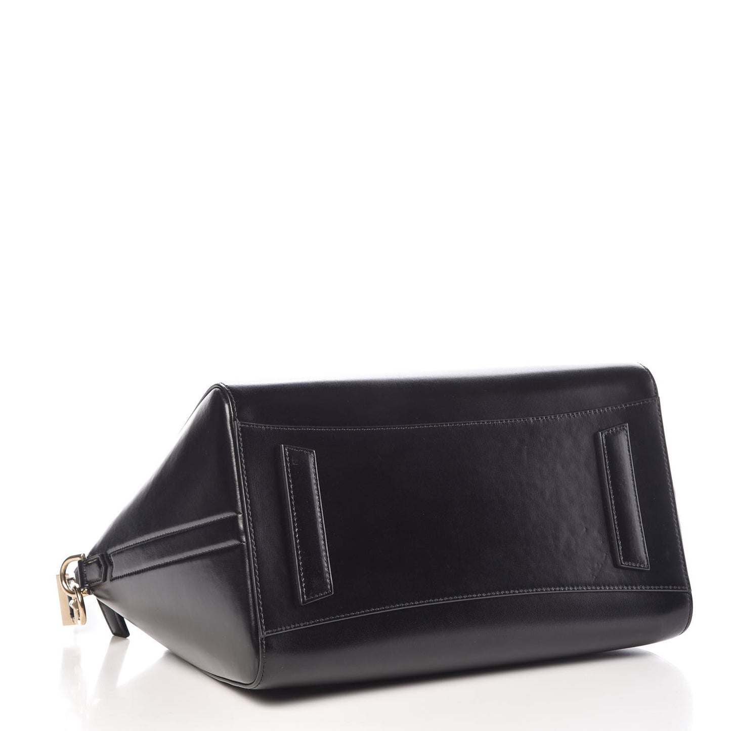Shiny Lord Calfskin Medium Antigona Black