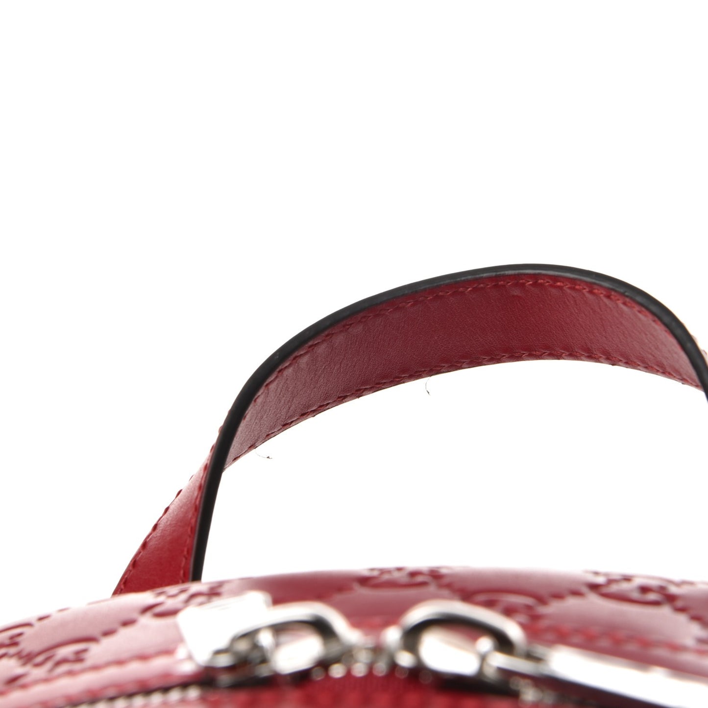 Guccissima Signature Day Backpack Hibiscus Red