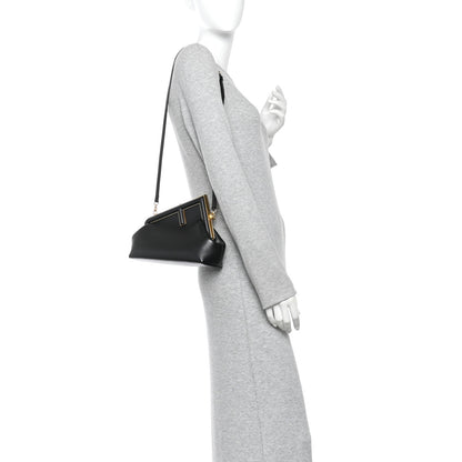 Fendi Shiny Nappa Small Fendi First Black 2 of 10