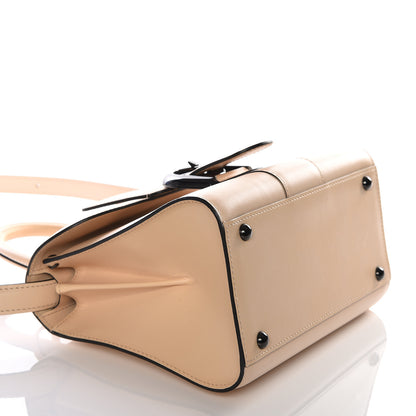 Delvaux Calfskin Mini Brillant Satchel Nude 3 of 10