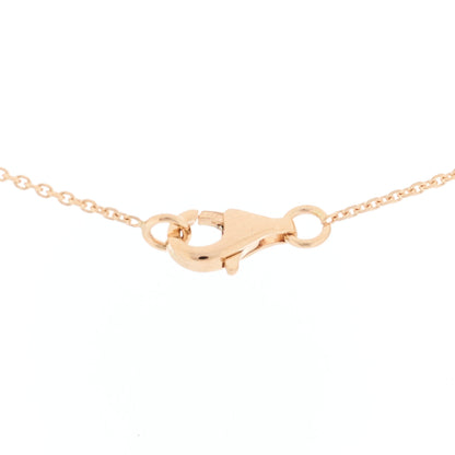 Chanel 18K Rose Gold Diamond Extrait de Camelia Pendant Necklace 4 of 8