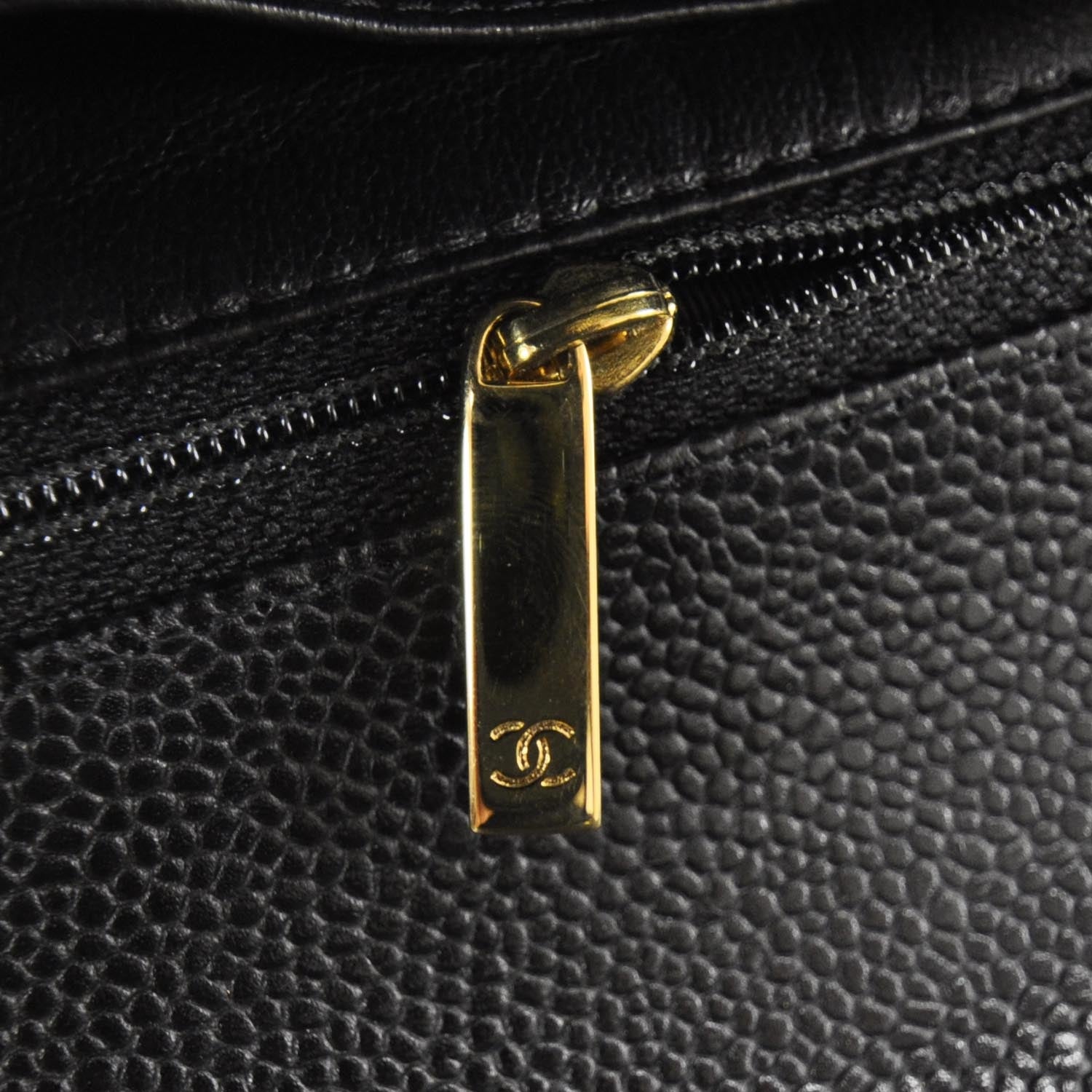 Chanel Caviar Quilted Mini Flap Black GHW 7 of 9