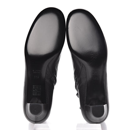 Gucci Calfskin Web Libeccio Boots 38.5 Black 5 of 9