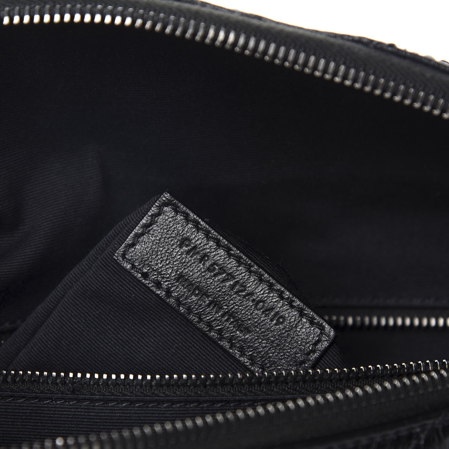Saint Laurent Crinkled Calfskin Matelasse Monogram Niki Body Bag Black 10 of 12
