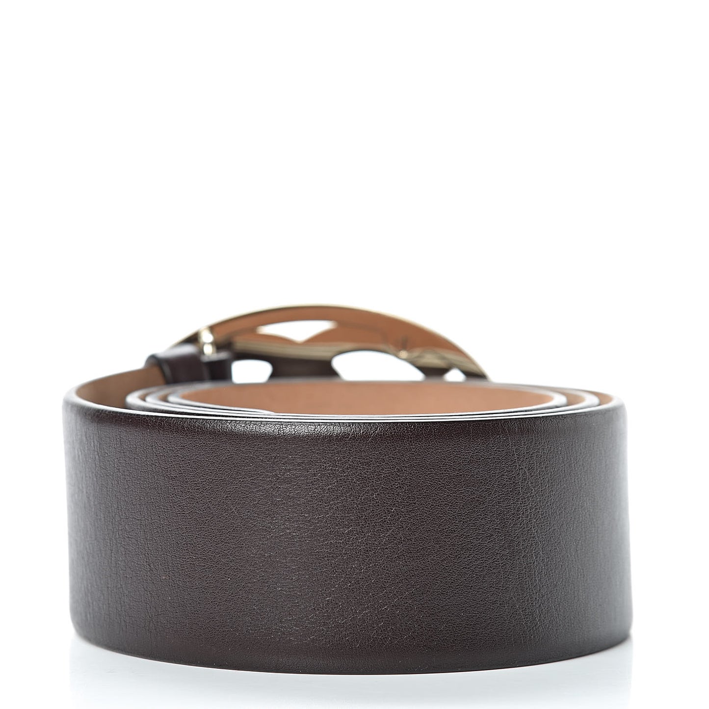 Calfskin CC Belt 90 36 Dark Brown