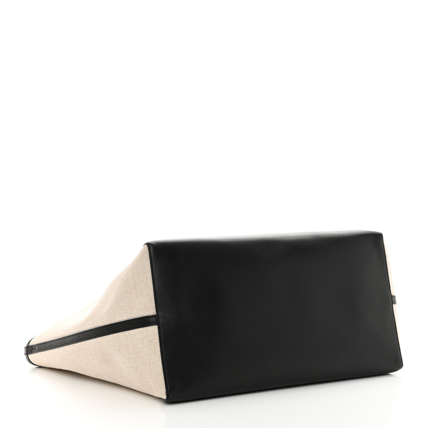 The Row Canvas Calfskin Park Tote Beige Black 4 of 12