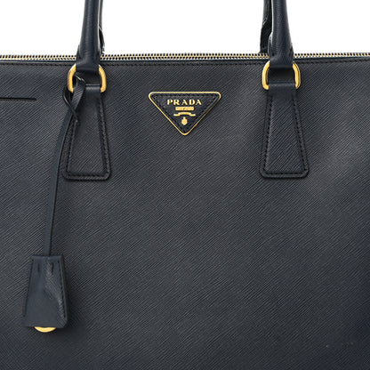 Prada Saffiano Medium Galleria Double Zip Tote Baltico 7 of 14
