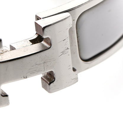 Hermes Enamel Narrow Clic Clac H Bracelet GM White 5 of 5