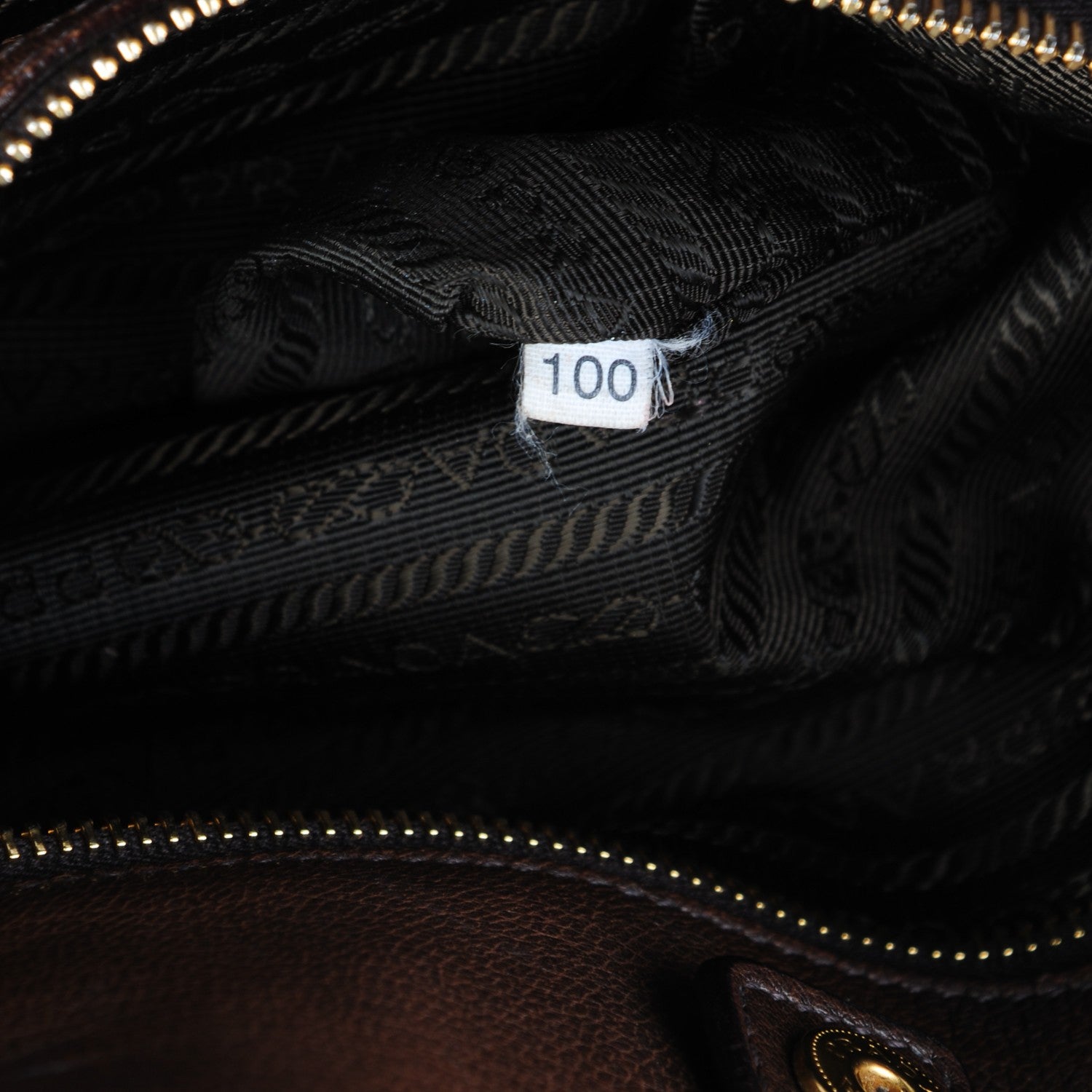 Prada Deerskin Tote Bruciato 7 of 10