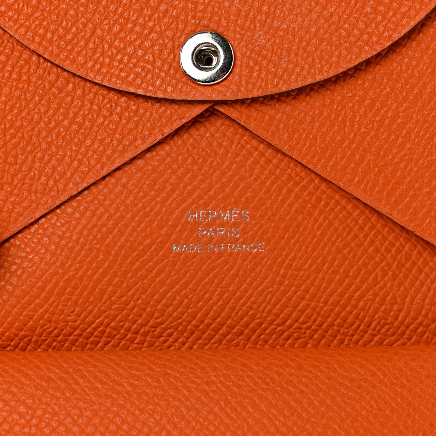 Epsom Calvi Duo Card Case Orange