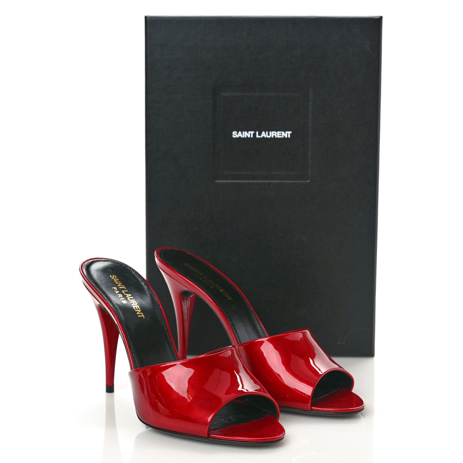 Saint Laurent Patent Sexy 95mm Pumps 39 Red 12 of 12