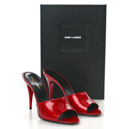 Saint Laurent Patent Sexy 95mm Pumps 39 Red 12 of 12