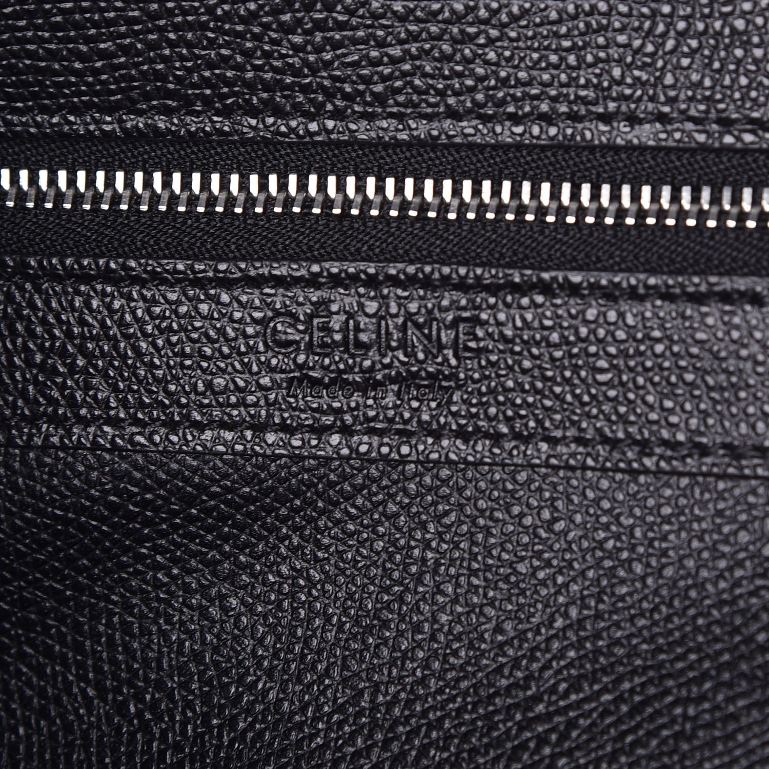 Celine Grained Calfskin Small Vertical Cabas Black 8 of 8