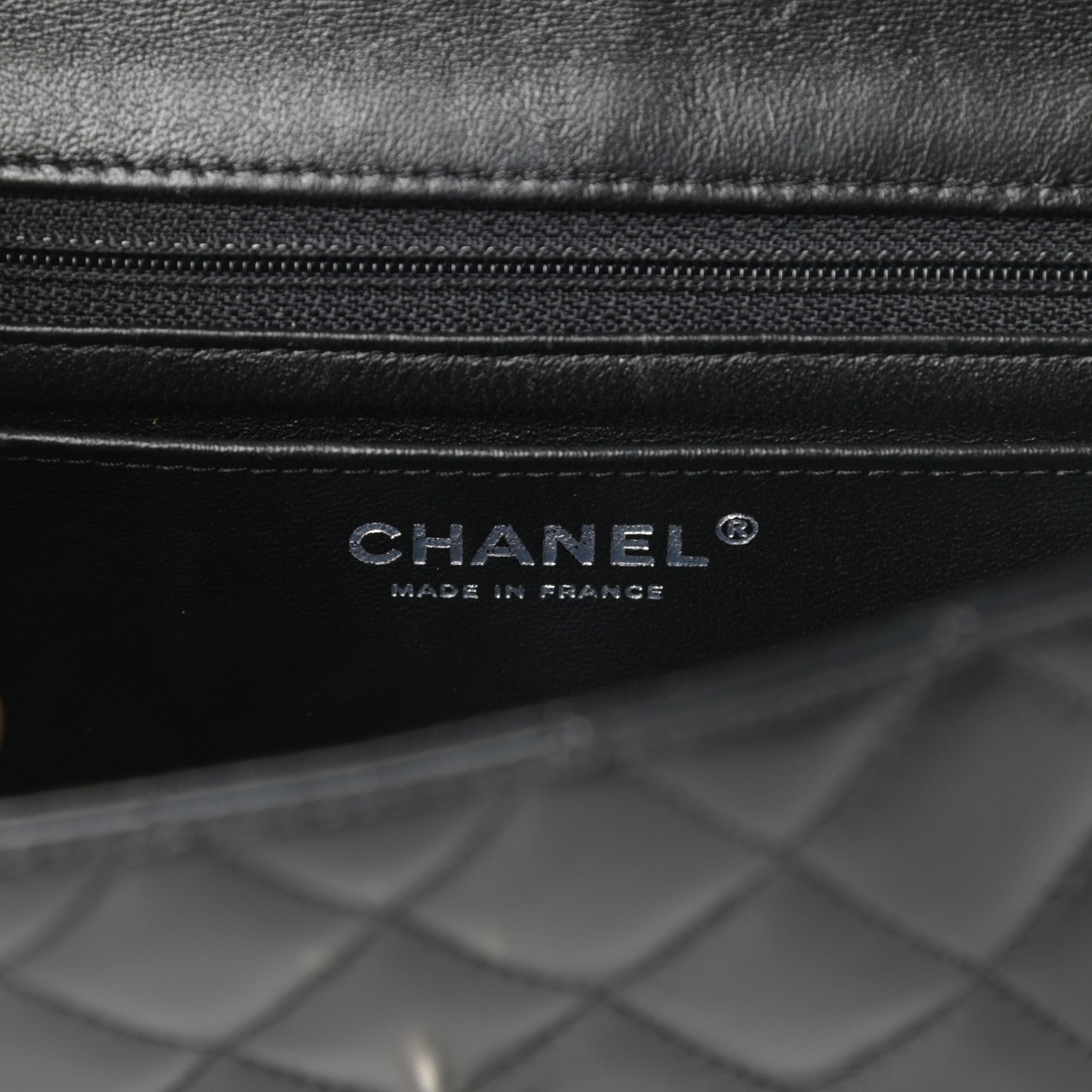 Chanel Lambskin Quilted Mini Rectangular Flap Black 6 of 14