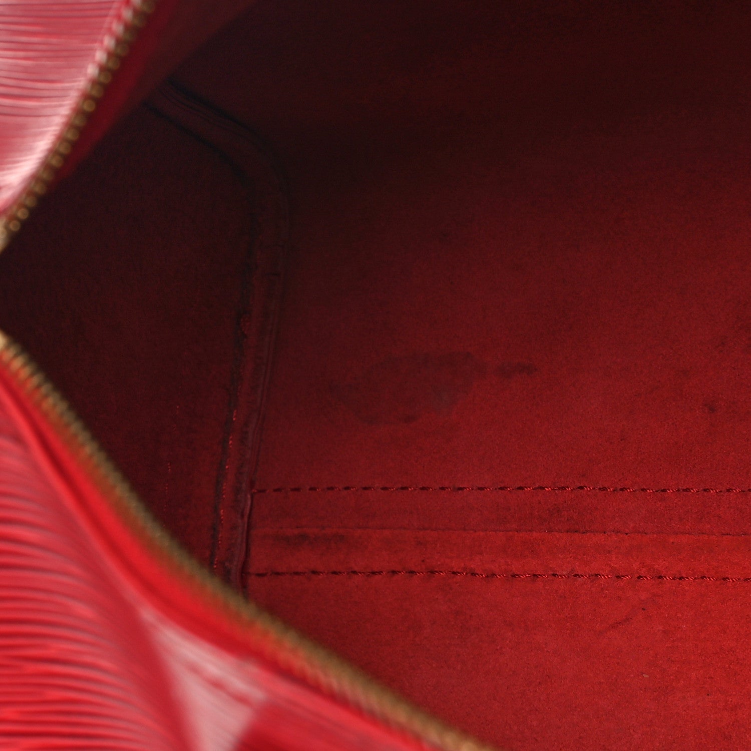 Louis Vuitton Epi Speedy 25 Castillan Red 10 of 10