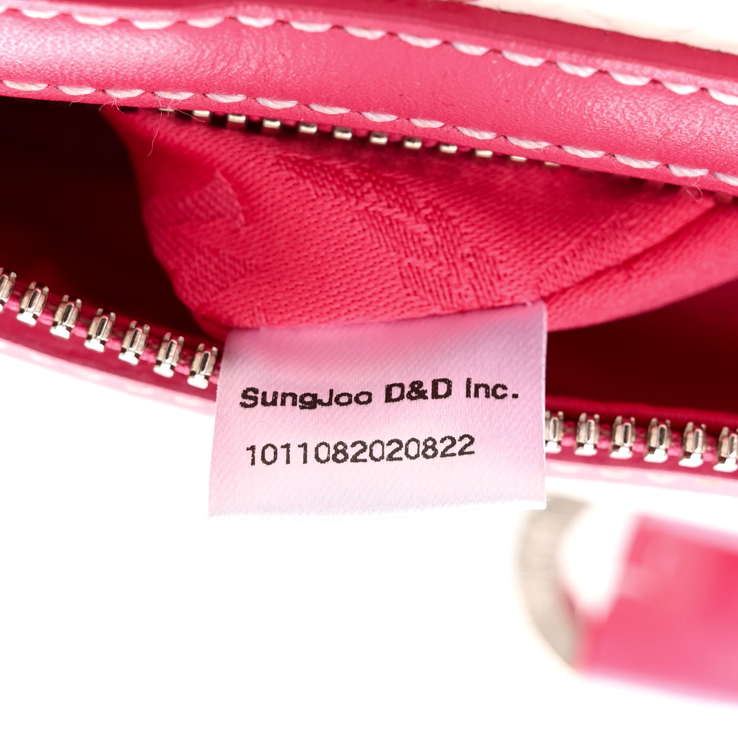 Visetos Medium Boston Bag Pink White