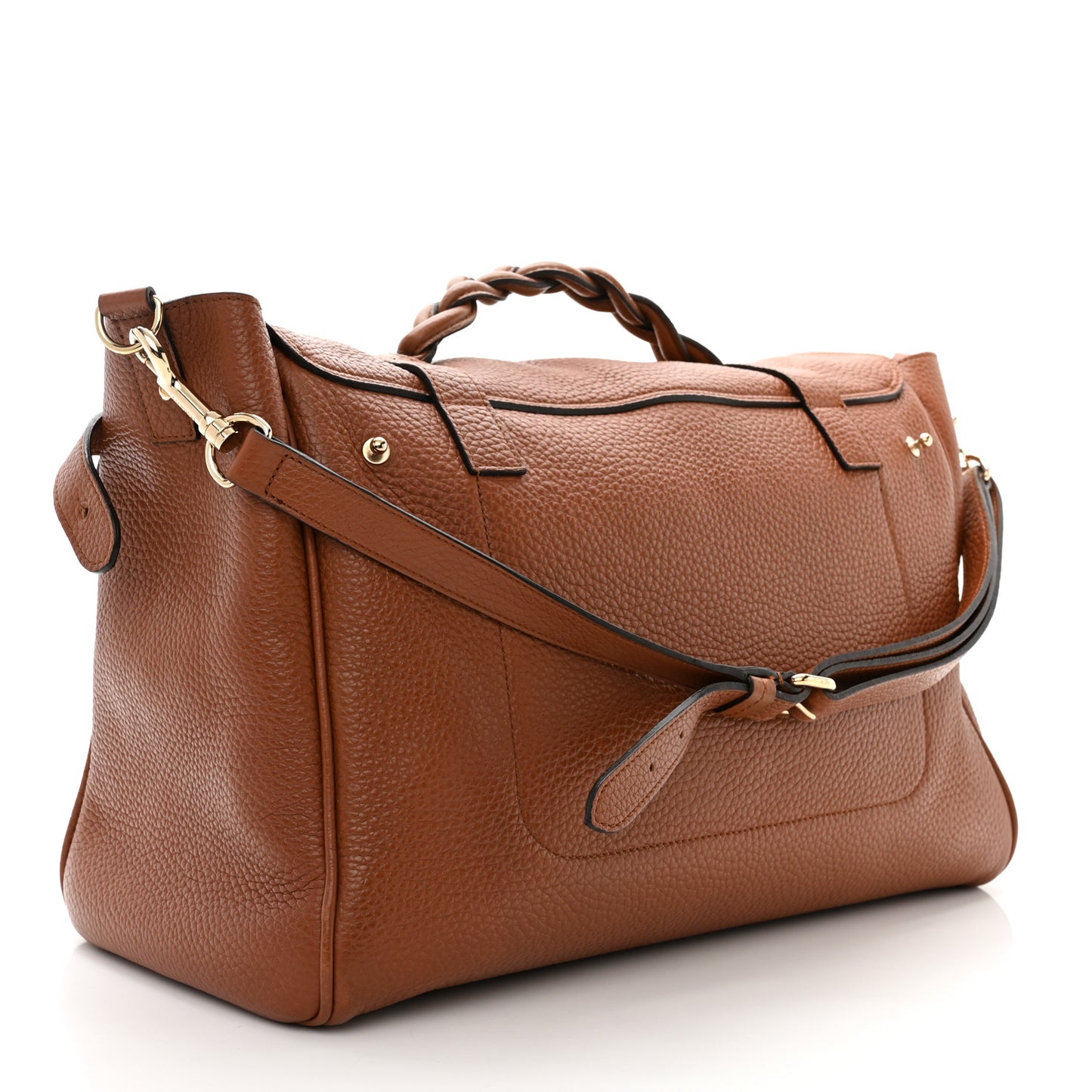 Heavy Grain Oversized Alexa Chestnut