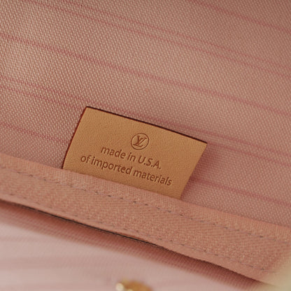 Louis Vuitton Damier Azur Neo Neverfull MM Rose Ballerine 8 of 8