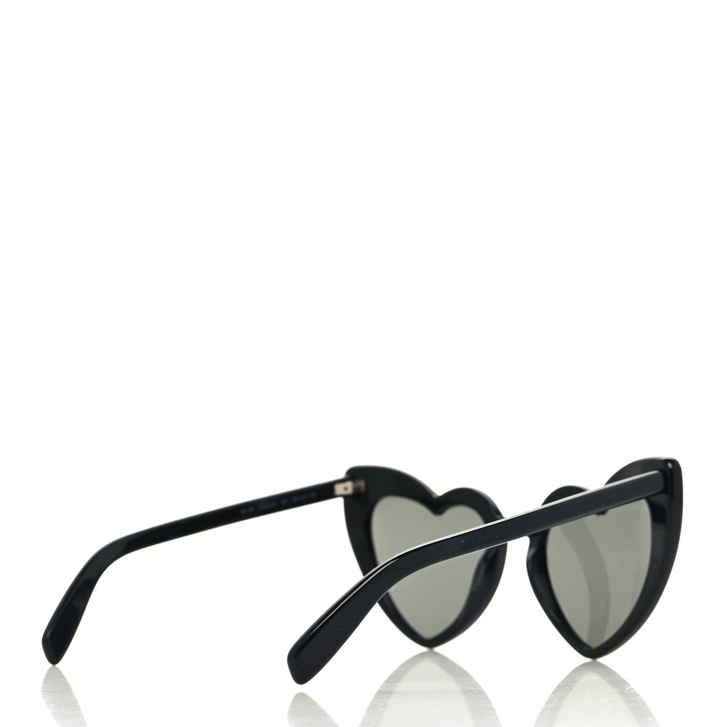 Acetate Heart Frame Loulou SL181 Sunglasses Black