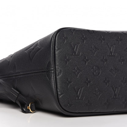 Louis Vuitton Empreinte Monogram Giant Neverfull MM Black 6 of 8