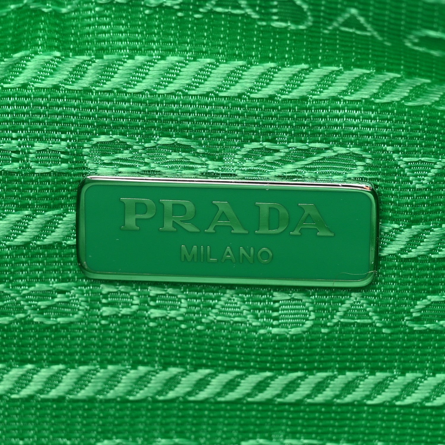 Prada Nylon Re-Edition 2005 Shoulder Bag Menta 6 of 8