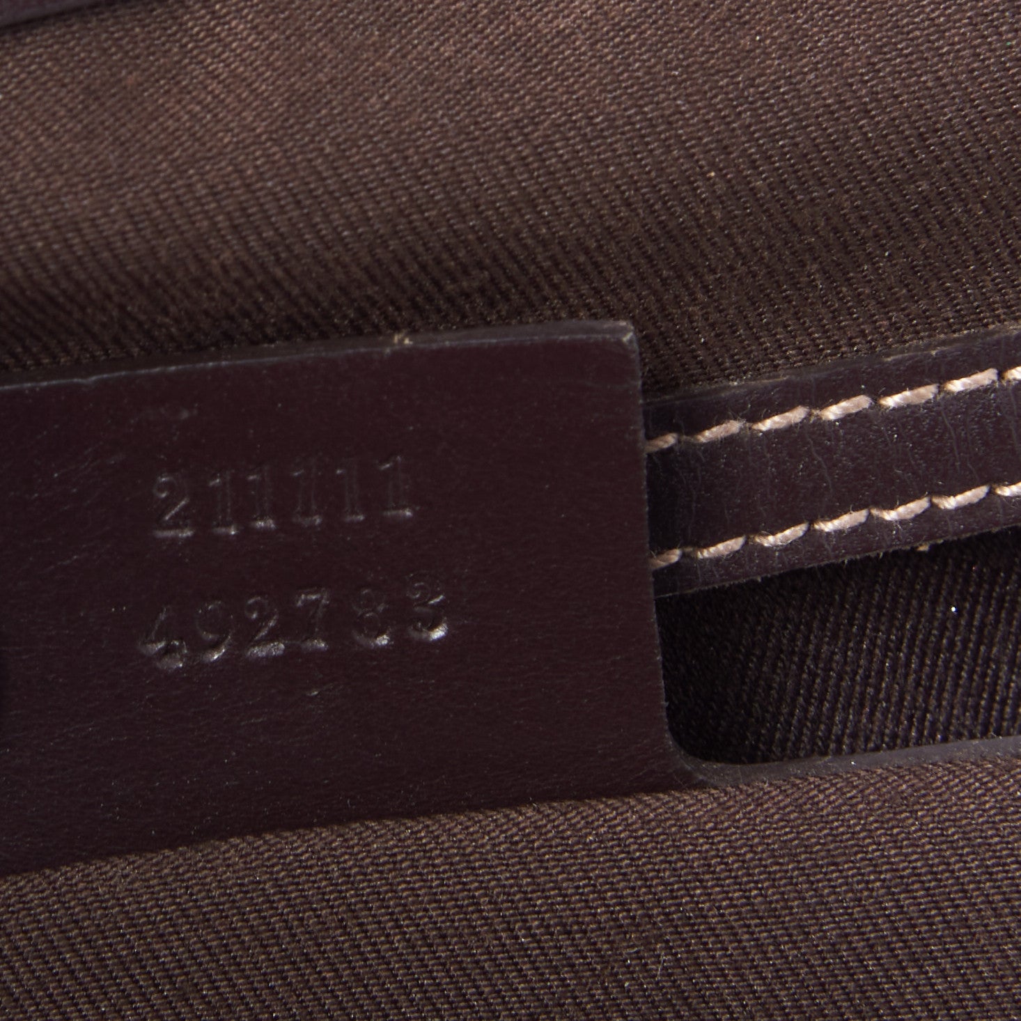Gucci GG Supreme Monogram Briefcase Dark Brown 8 of 8
