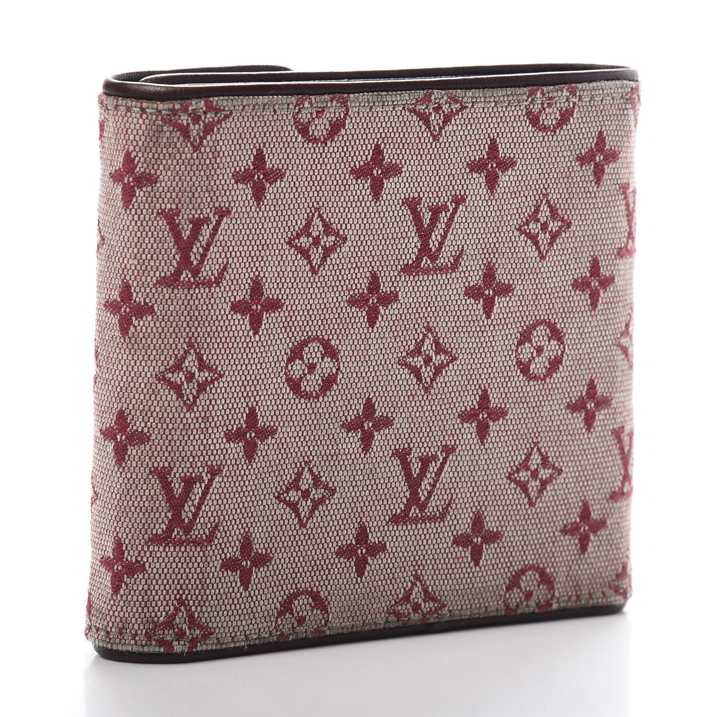 Mini Monogram Compact Wallet Cherry