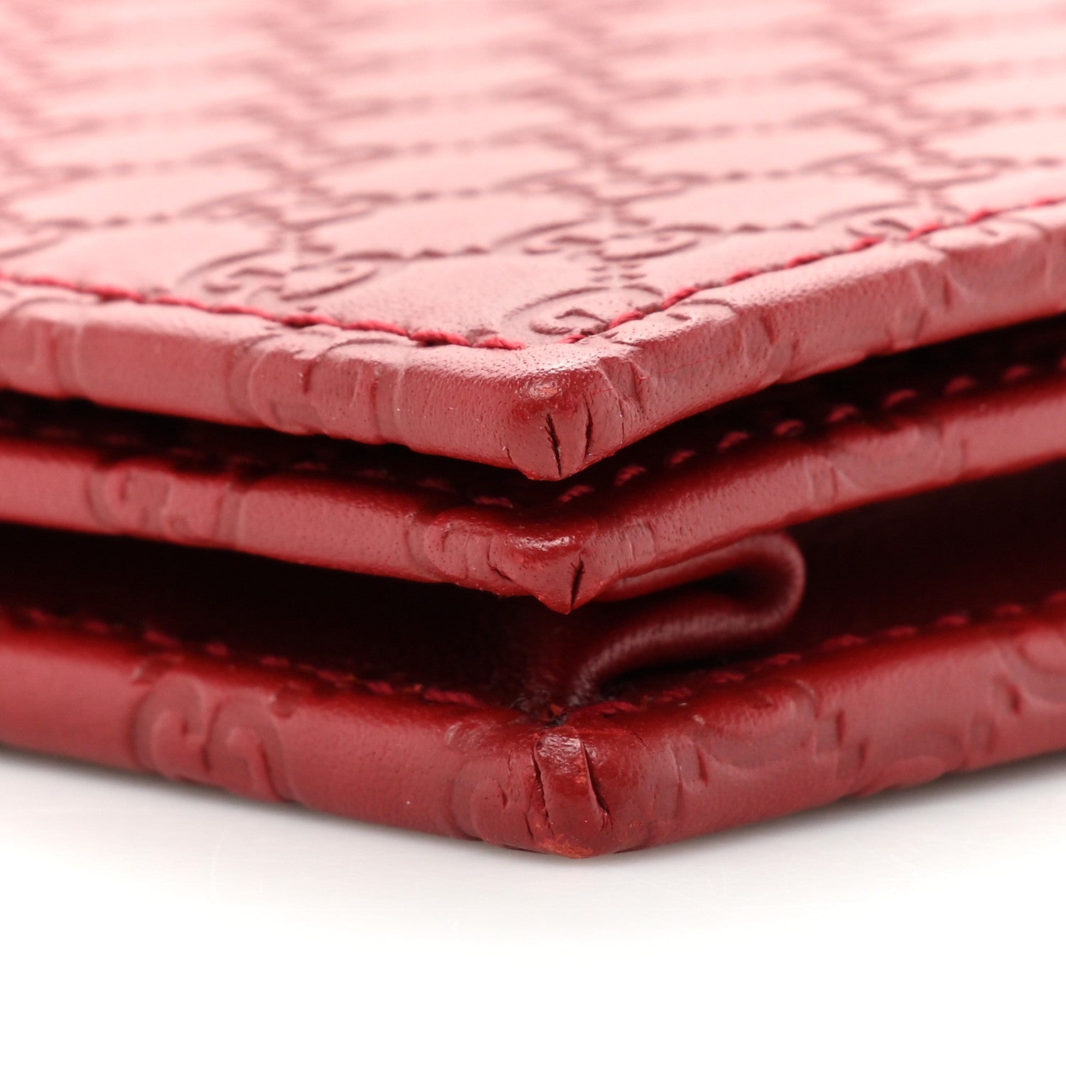 Gucci Microguccissima Crossbody Wallet Red 8 of 10