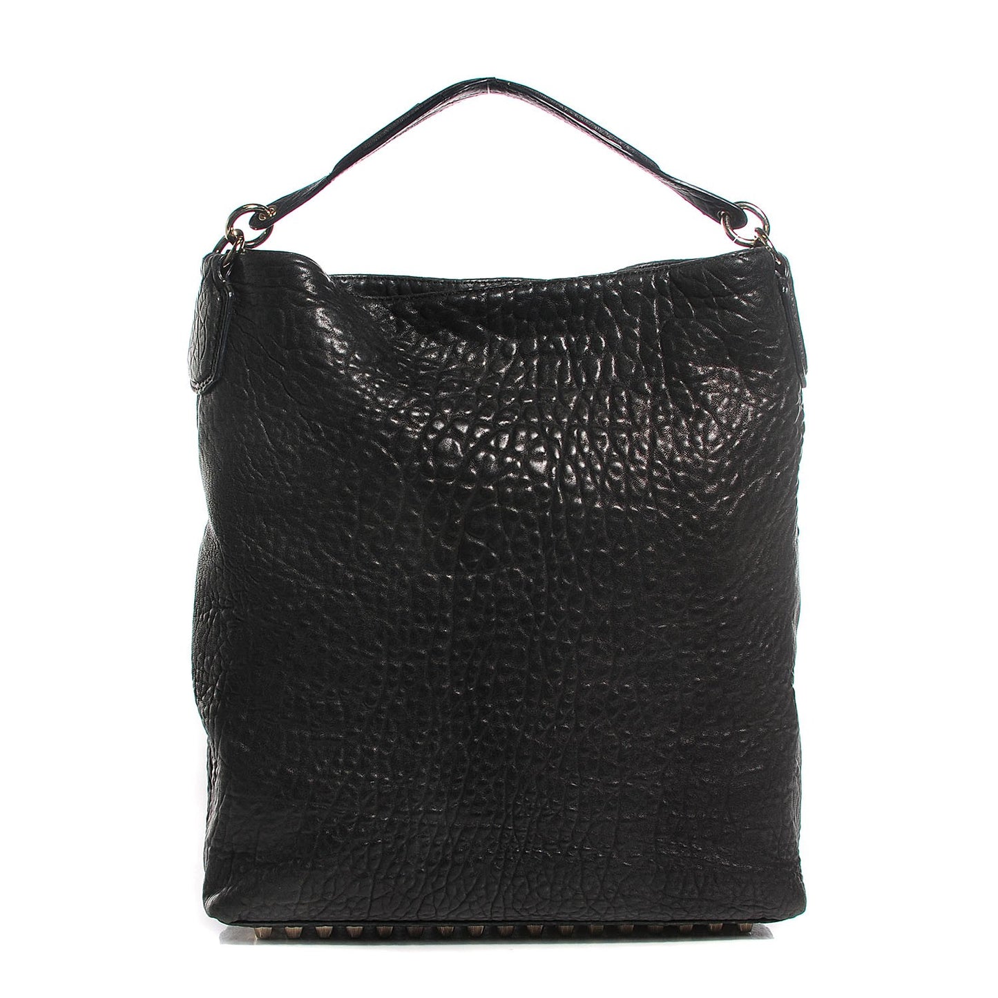 Pebbled Lambskin Darcy Hobo Black