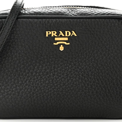 Prada Vitello Daino Mini Camera Crossbody Black 8 of 11