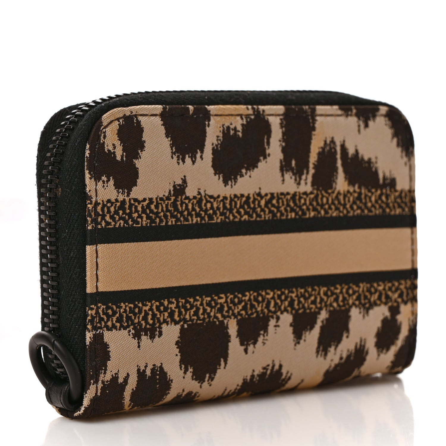 Christian Dior Technical Fabric Embroidered Mizza DiorTravel Detachable Card Holder Beige 3 of 8