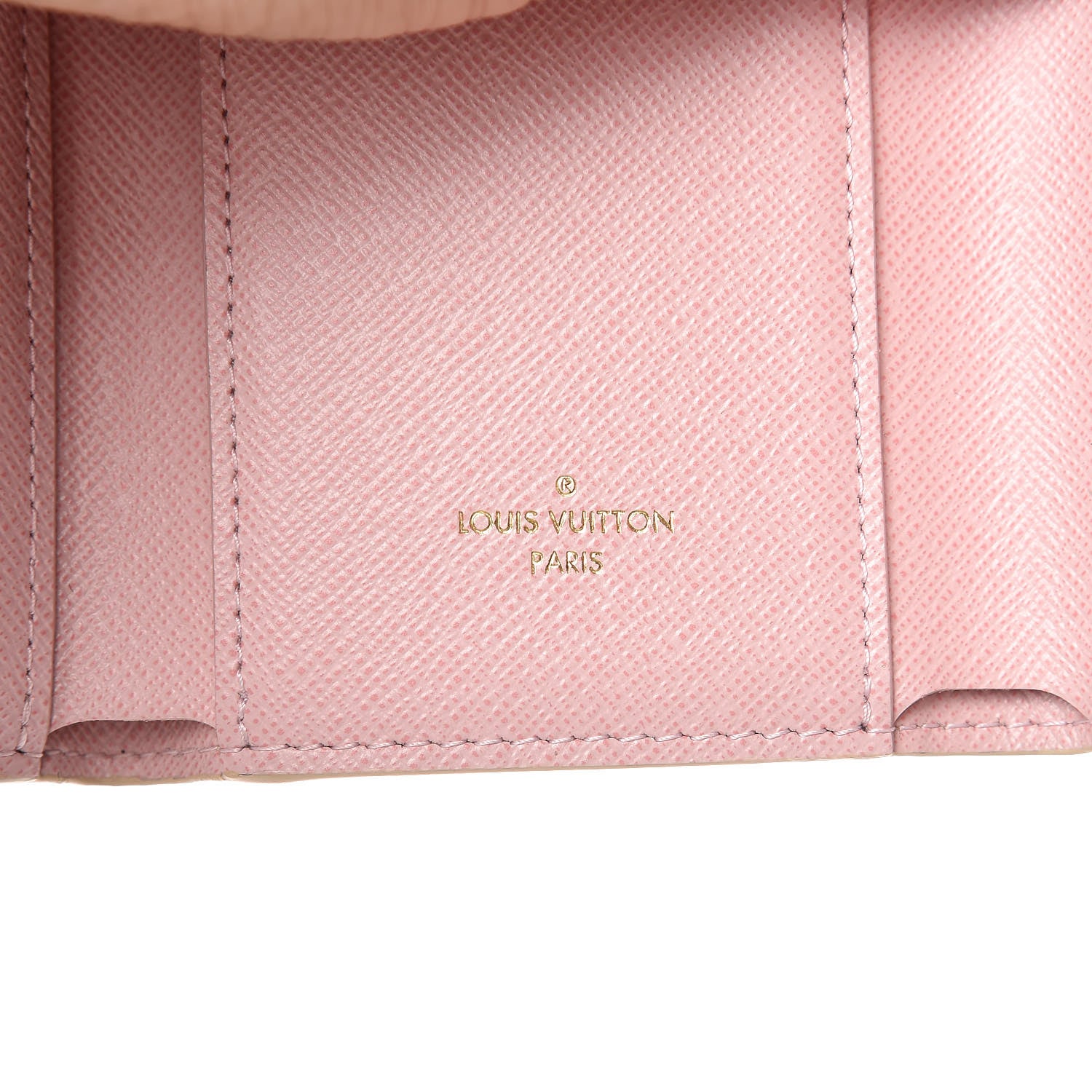 Louis Vuitton Damier Azur Victorine Wallet Rose Ballerine 6 of 8