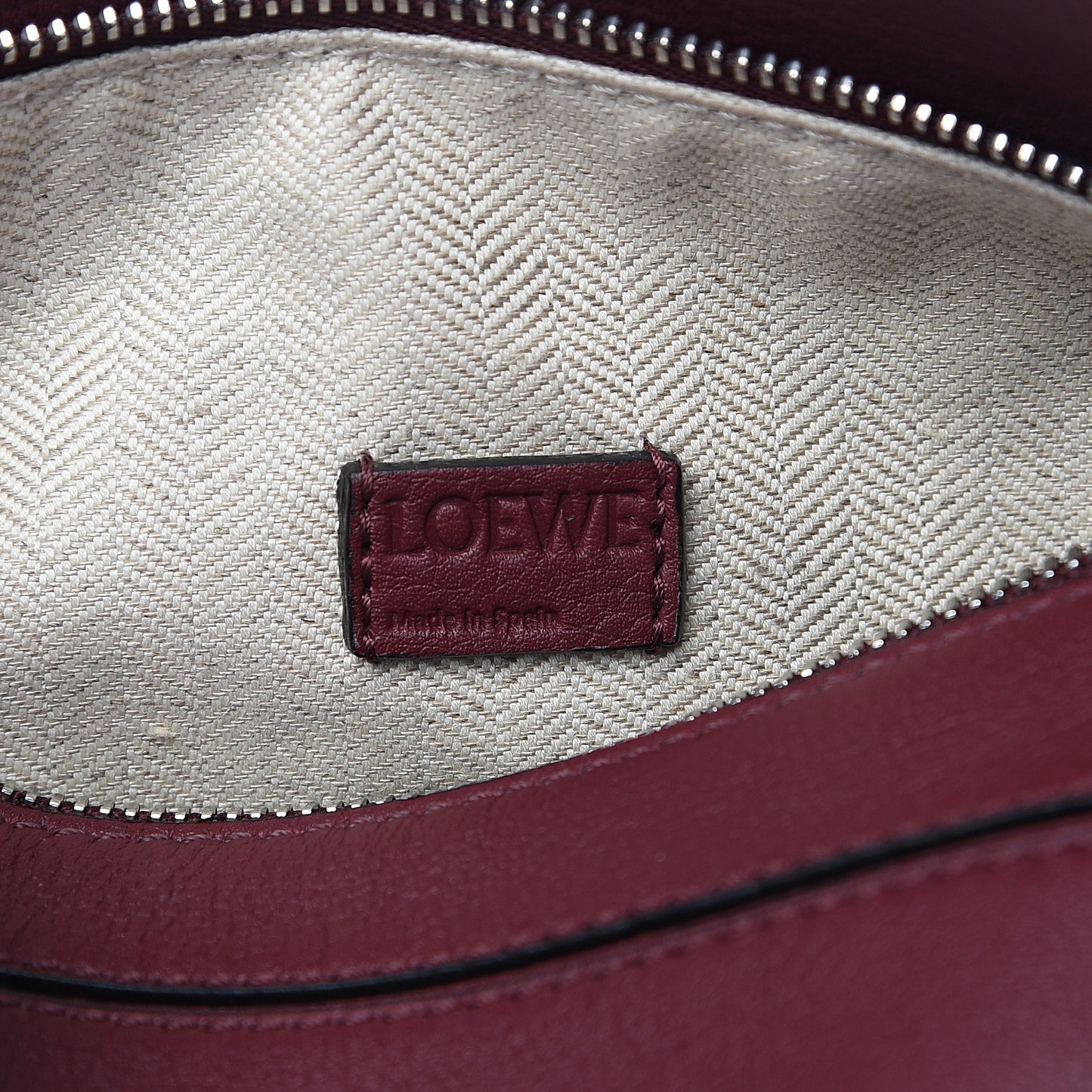 Calfskin Mini Puzzle Bag Wine