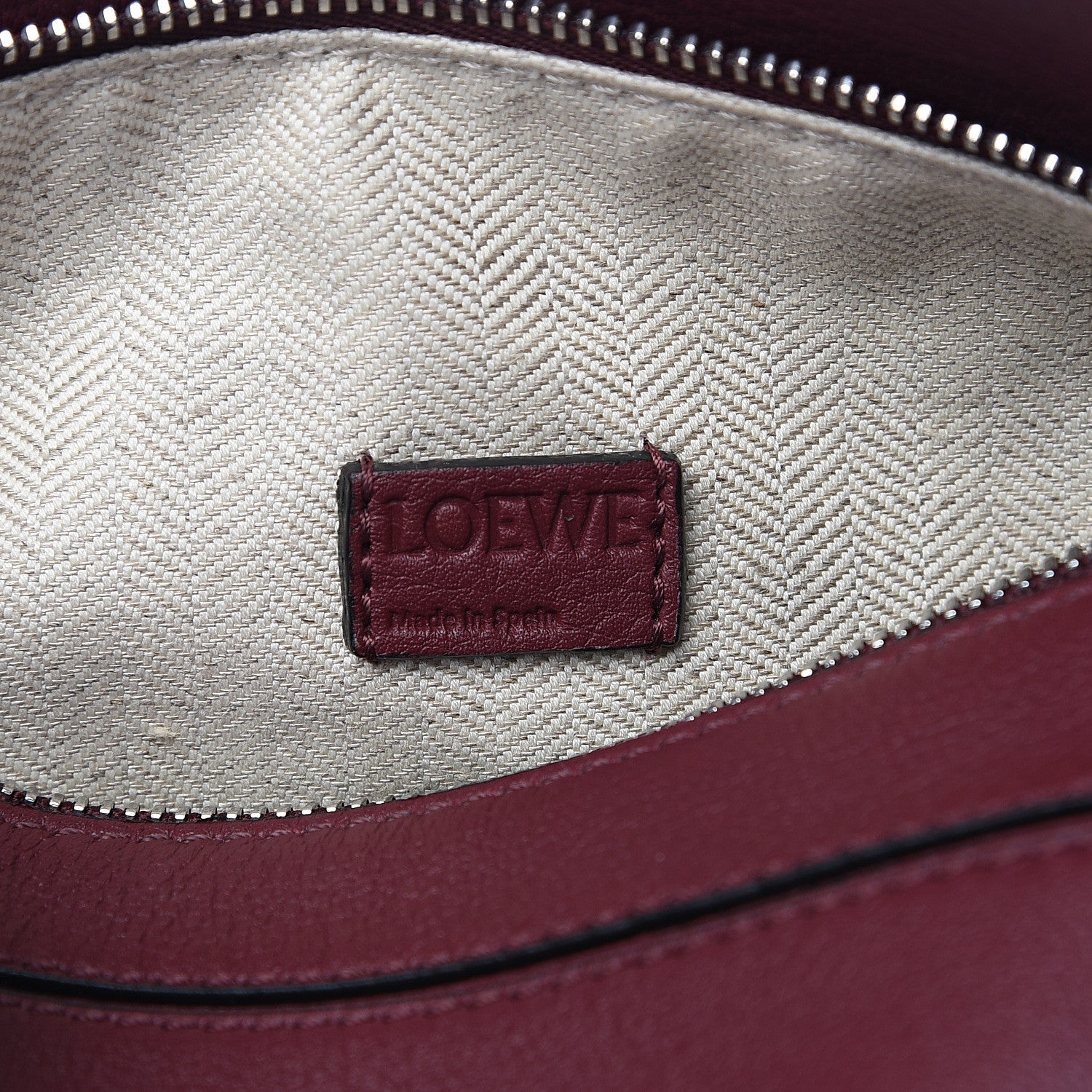 Loewe Calfskin Mini Puzzle Bag Wine 5 of 10
