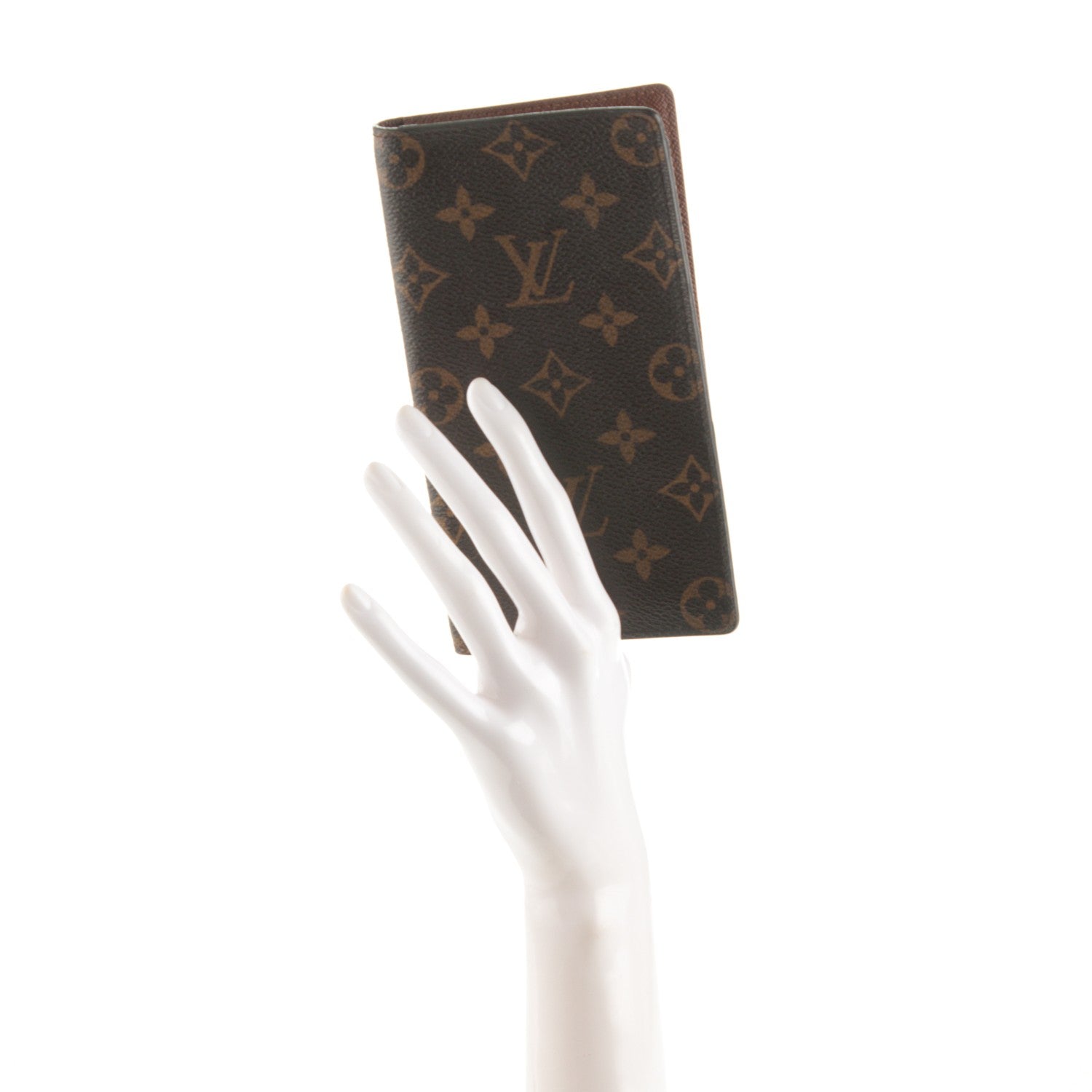 Louis Vuitton Monogram Porte Valeurs Checkbook Wallet 2 of 7