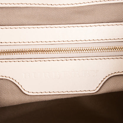 Burberry House Check Small Canterbury Tote White 6 of 8