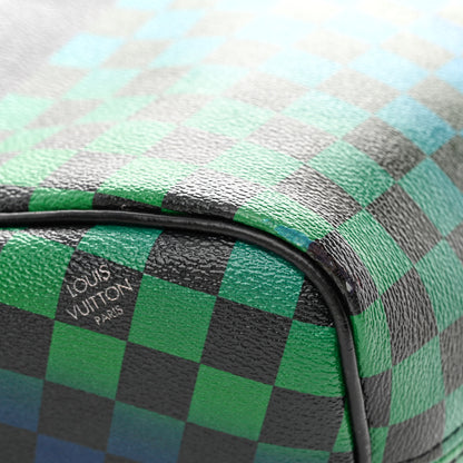 Louis Vuitton Damier Race Neverfull MM Noir Rouge 13 of 16