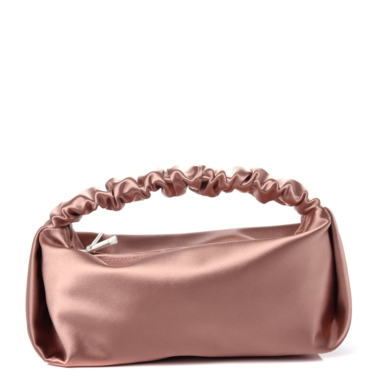 Satin Mini Scrunchie Bag Sand Stone