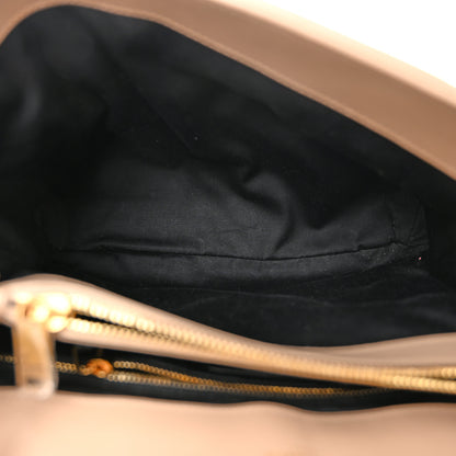 Saint Laurent Calfskin Y Quilted Monogram Medium Loulou Chain Satchel Natural Tan 5 of 12