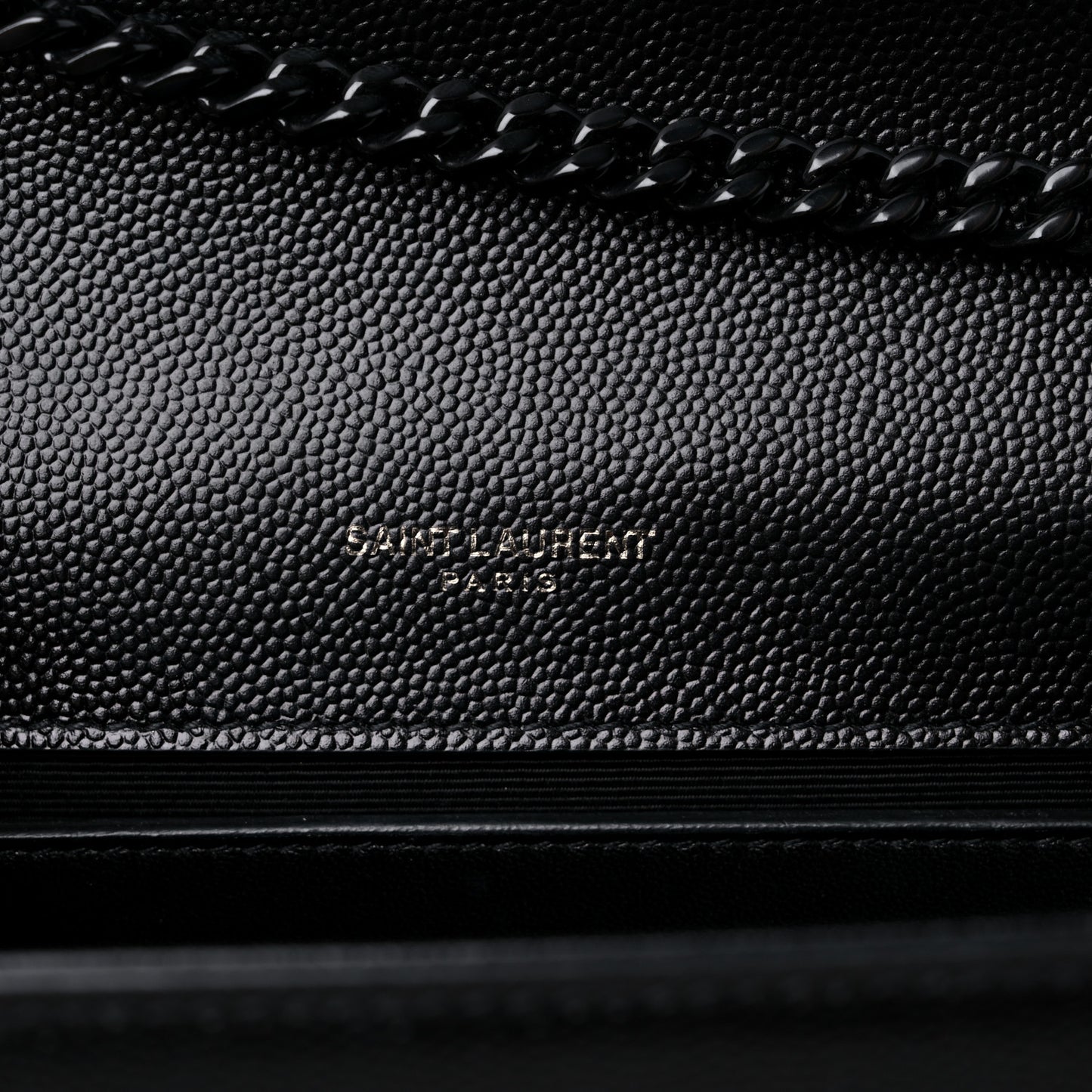 Grain De Poudre Small Monogram Kate Satchel Black