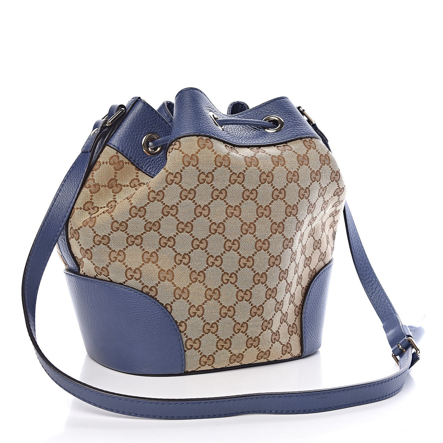 Monogram Cellarius Calfskin Bucket Bag Beige Ebony Washed Ink