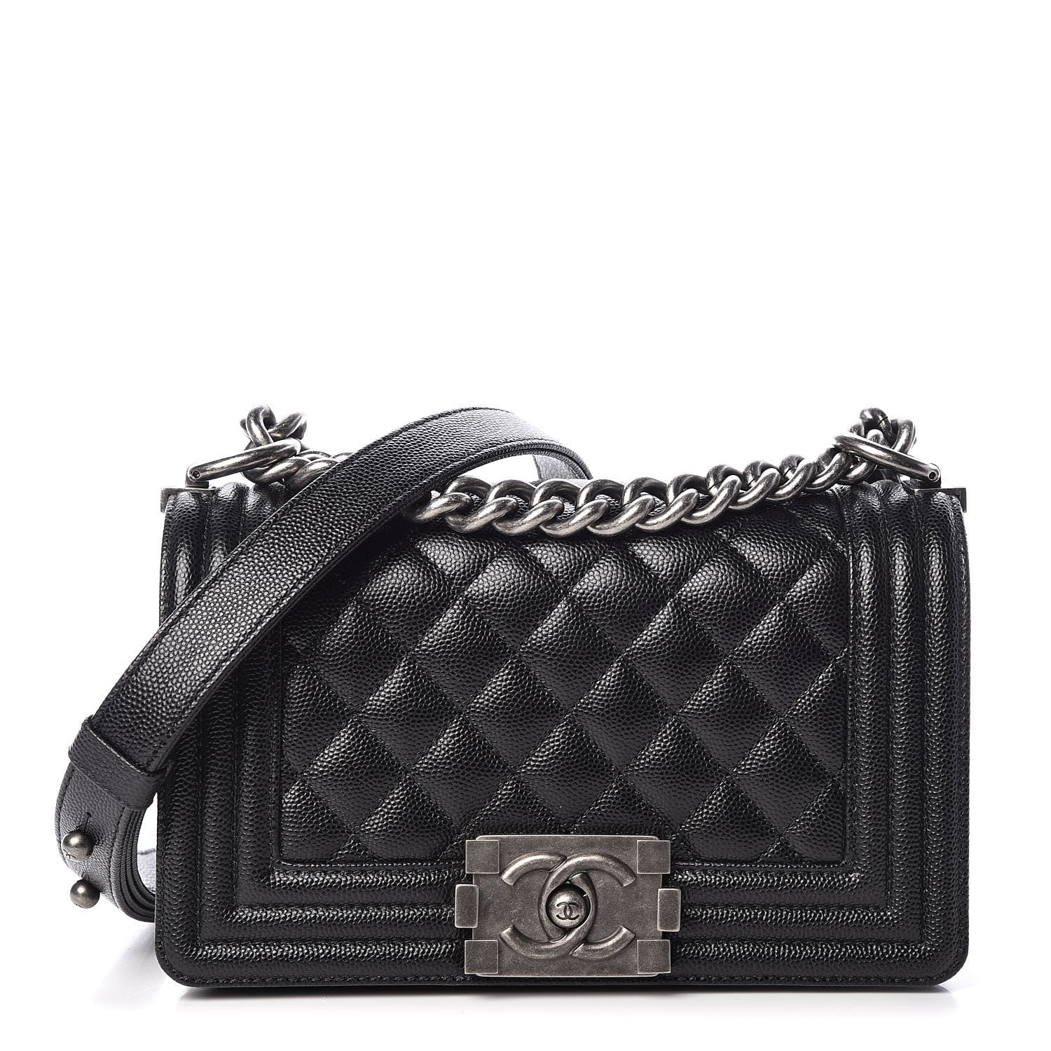 Chanel Caviar Quilted Small Boy Flap Black 1 of 11