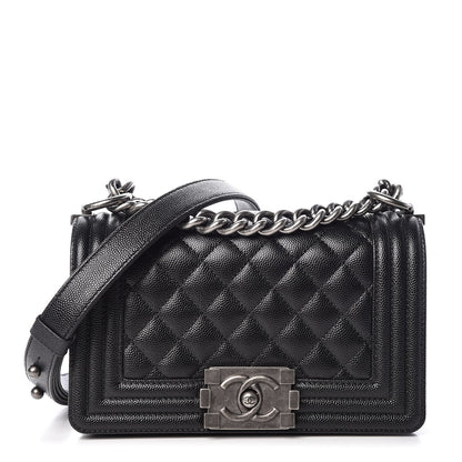 Chanel Caviar Quilted Small Boy Flap Black 1 of 11