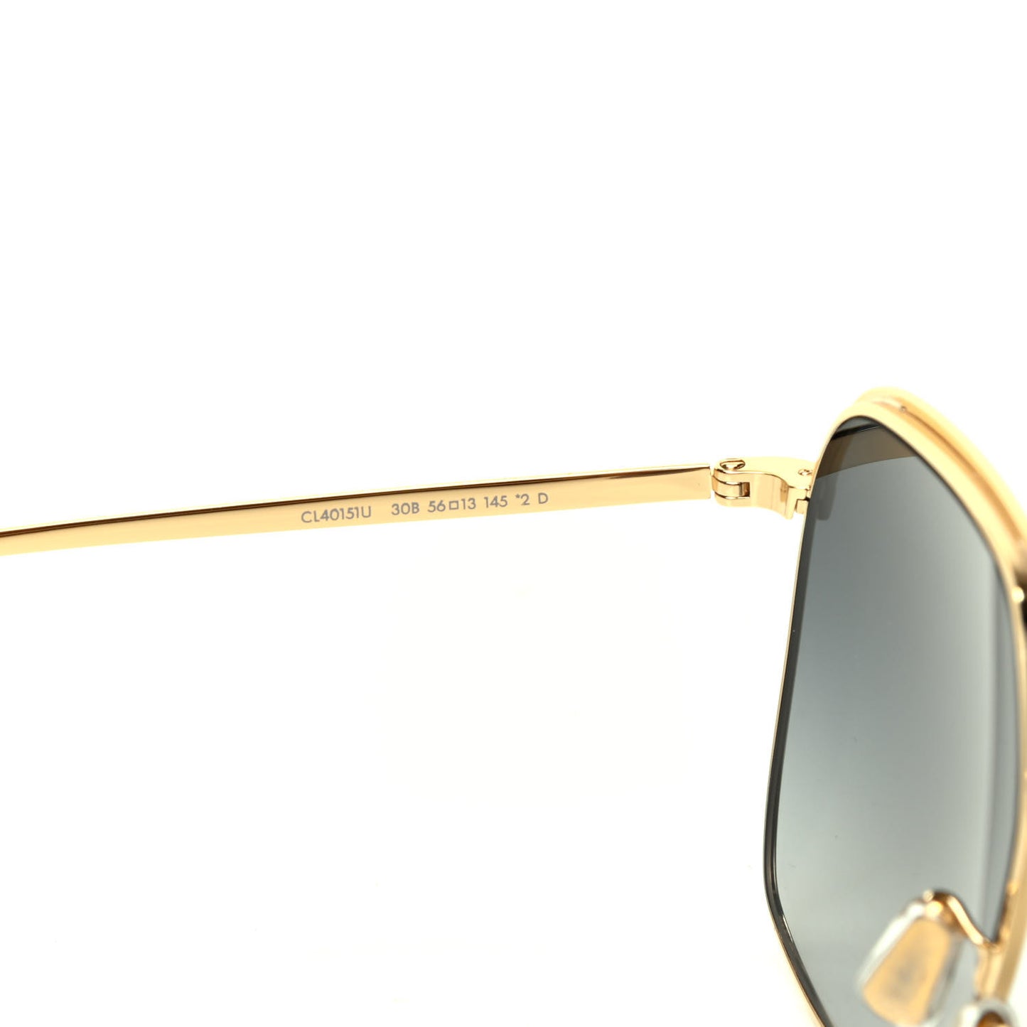 Square Sunglasses Shiny Endura Gold Gradient Smoke