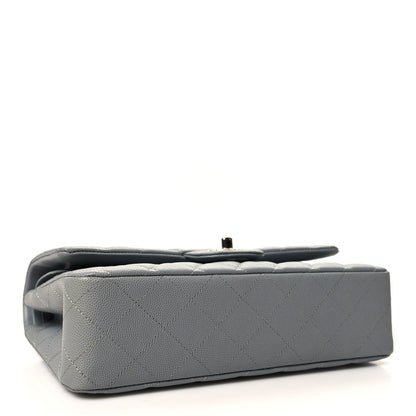 Chanel Caviar Quilted Medium Double Flap Grey 4 of 11