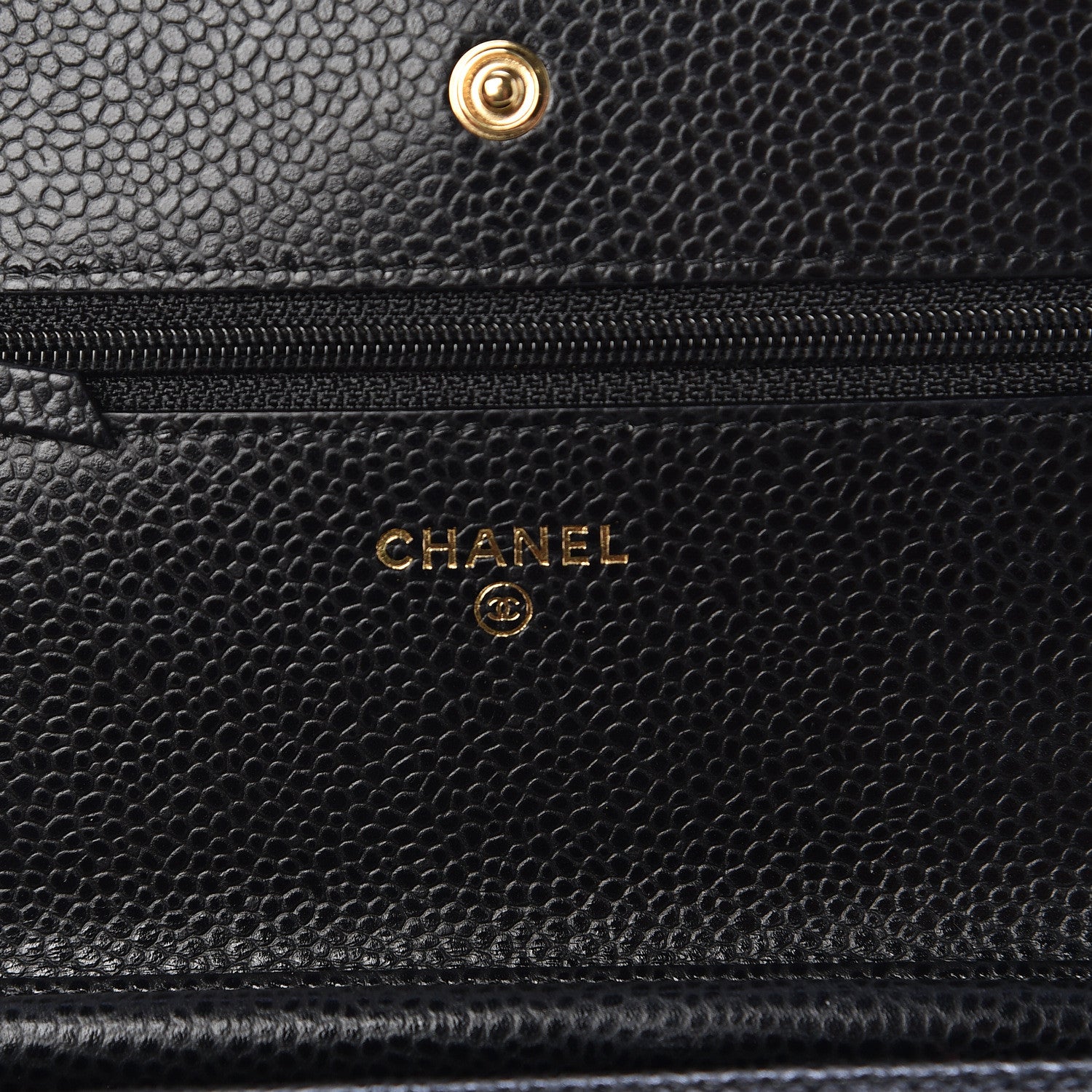 Chanel Caviar Quilted Wallet On Chain WOC Black 6 of 11